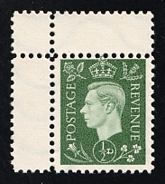 1/2d Anti-British Propaganda, King George VI, German Propaganda Forgery (Mi. 3, Corner Margin, CV $100)