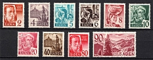 1948-49 Baden, French Zone of Occupation, Germany (Mi. 28 - 37, Full Set, CV $200)