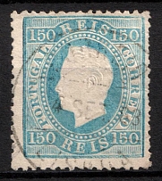 1876 150R Portugal (Mi. 43 XB, Used, CV$220)