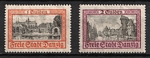 1925-32 Danzig Gdansk, Germany (Mi. 212 - 213, Full Set, CV $30)