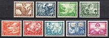 1933 Third Reich, Germany, Wagner (Mi. 499 - 507, Full Set, CV $390)