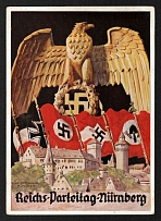 1940 'Hans Friedmann Munich. Reich Party Congress Nuremberg', Propaganda Postcard, Third Reich Nazi Germany