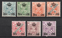 1906 Wurttemberg, German States, Germany (Mi. 217, 219, 222 - 226, CV $300)