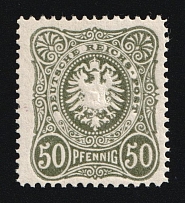 1880 50pf German Empire, Germany (Mi. 44 II b, Signed, CV $130, MNH)