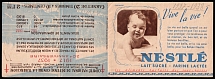 France, Paris, 'Nestle', National Defense Against Tuberculosis, Booklet