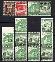 1940 Third Reich, Germany, Se-tenants, Tete-beches, Zusammendrucke (Mi. K 37 - S 261, CV $40)