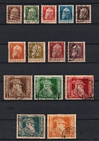 1911 Bavaria, German States, Germany (Mi. 76 I - 83 I, 85 I - 90 I, Signed, Used, CV $470)