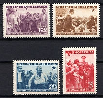 1947 Albania (Mi. 433 - 436, Full Set, CV $40)