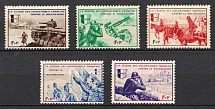 1942 French Legion, Germany (Mi. VI - X, Full Set, CV $50, MNH)