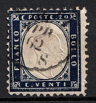 1862 20C Italy (Mi. 10, Used, CV$45)