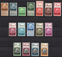 1940 Lorraine, German Occupation, Germany (Mi. 1 - 16, Full Set, Margins, Plate Numbers, CV $40)