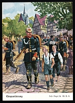 1933-1945 'Quartering', Propaganda Postcard, Third Reich Nazi Germany