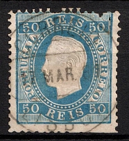 1879 50R Portugal (Mi. 48 X, Used, CV$100)