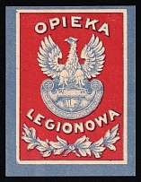 Poland, Polish Legion Care Donation Label Stamp