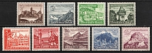 1939 Third Reich, Germany (Mi. 730 - 738, Full Set, CV $80)