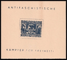 'Freedom fighters', Anti-fascist Propaganda, Third Reich Nazi Germany, Souvenir Sheet