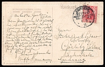 1911 (Sep) 'Norddeutscher Lloyd Bremen', German Empire, Germany, Sea Post Postcard to Gorlitz franked with 10pf