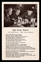 1933-1945 'Good night, mother', Propaganda Postcard, Third Reich Nazi Germany