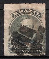 1877 80R Brazil (Mi. 33, Used, CV$40)