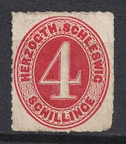 1864 4s Schlezwig, German States, Germany (Mi. 3, CV $160)