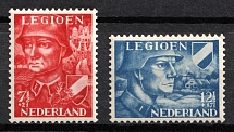 1942 Dutch Legion, Germany (Mi. 402 - 403, Full Set, MNH)