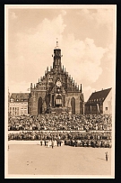 1933-1945 'Nuremberg. St. Mary's Church', Propaganda Postcard, Third Reich Nazi Germany