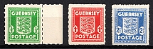 1941-44 Guernsey, German Occupation, Germany (Mi. 1 - 3, Full Set, CV $30)