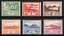 1943-44 Jersey, German Occupation, Germany (Mi. 3 - 8, Full Set, CV $70)