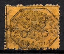 1868 40C Papal States (Mi. 24, Used, CV $120)