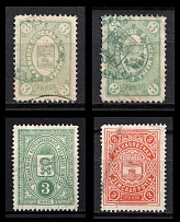 Kadnikov, Petrozavodsk, Zemstvo, Russia, Stock of Stamps (Used)