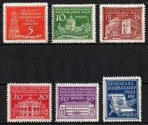 1948 Munich, Ukrainian National Council, DP Camp, Displaced Persons Camp (Wilhelm 1b - 6, Full Set, CV $80)