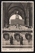 1938 'Munich. Memorial for the Fallen of November 9, 1923', Propaganda Postcard, Third Reich Nazi Germany