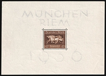 1936 Third Reich, Germany, Souvenir Sheet (Mi. Bl. 4 X, CV $40, MNH)