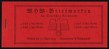 1938 Complete Booklet with stamps of Third Reich, Germany, Excellent Condition (Mi. MH 45, CV $170)